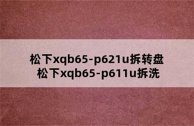 松下xqb65-p621u拆转盘 松下xqb65-p611u拆洗